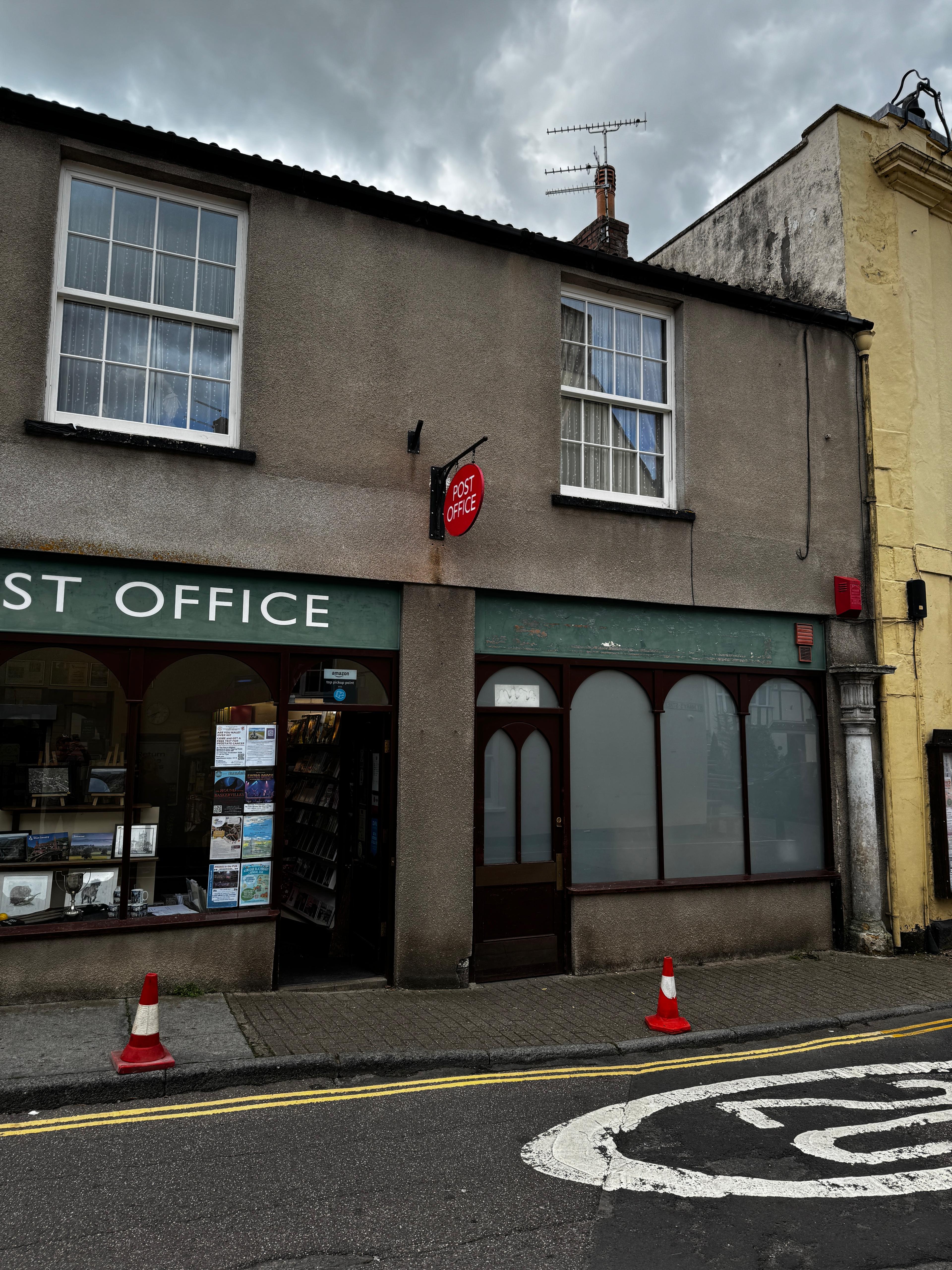 Post office sign mounting Bristol